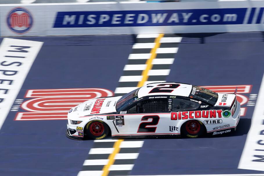 But he had to pit for fuel with 10 laps left while running near the front. But he had to pit for fuel with 10 laps left while running near the front.